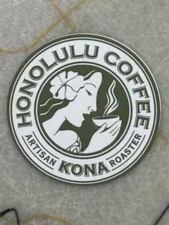 【ハワイ購入】ホノルルコーヒー HONOLULU COFFEE ステッカー 緑
