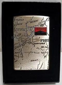 新品未使用 マルボロ ジッポ 地図 2001 アウトドアギア 当選書