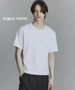 ◆ PUBLIC TOKYO 極 ココTEE REGULAR FIT ホワイト