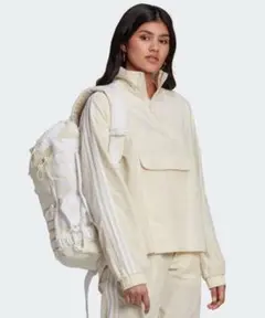 adidas アディカラークラシックスポプリンハーフジップトラックジャケット