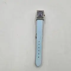腕時計　ノーブランド　ブルー　水色　レディース