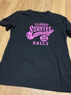 クラシック SURVIVE Tシャツ Sサイズ 黒