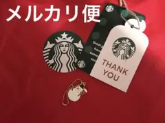 スターバックス ホリデー ギフトラッピング 3点セット チャーム スノーマン