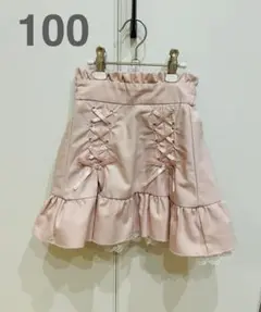 マジョリカ　スカート　リボン　レース　ピンク