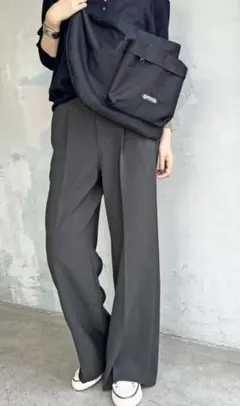 ★spick＆span★大人気☆ダブルクロスツータックパンツ☆スピック☆