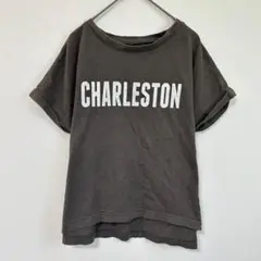 シンプリシテェ ロゴプリントショートTシャツ カジュアル 英字 h1433