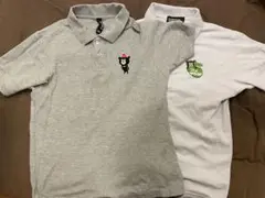 BEAMS クマ　ポロシャツ　2枚セット　グレー