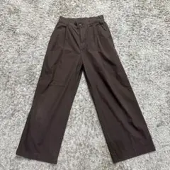 無印良品ブラウン ワイドパンツ Mサイズ