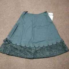 フレアスカート グレー