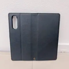 ✦Xperia 5 ケース 手帳型 スタンド ブラック 黒 カード