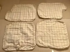 IKEA エークトルプ (2人掛け)ソファカバー　イエローチェック　黄色