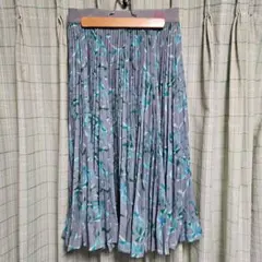 初音ミク プリーツスカート Mサイズ グレー系