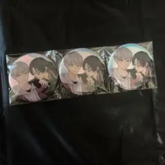 【即購入OK】ピンクハートジャム オーロラ缶バッジ 3点