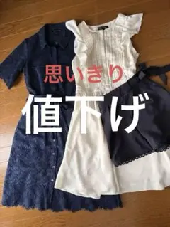 BANANAREPUBLIC Sサイズ3点 ワンピース２点＋ショートパンツ