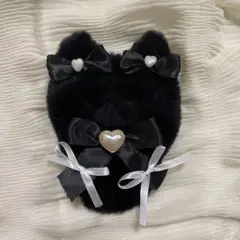 10cm ~ 12cm 黒猫　ぬい服　着ぐるみ　ハンドメイド