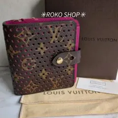 可愛くてお洒落な❤コンパクトジップ ルイヴィトン モノグラム•ペルフォ ピンク