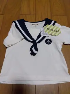 新品タグ付き☆mimorand セーラー襟 Tシャツ 80