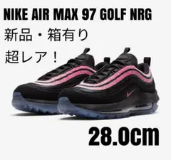 【新品超レア】ナイキNIKEエアマックス97Golf/28.0cmブラックピンク
