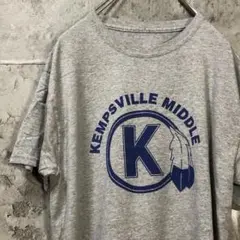 KEMPSVILLE MIDDLE 羽 スクールロゴ Tシャツ