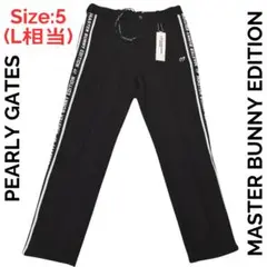 未使用 パーリーゲイツ マスターバニーエディション パンツ 5 L相当 ブラック