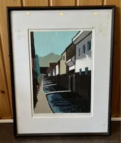 野崎信次郎 横浜（C）シルクスクリーン （版画）80/120 野崎信次郎 横浜（C）シルクスクリーン （版画）80/120 - メルカリ