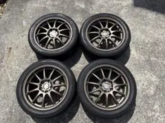 ワークエモーション 11R pcd114.3 17インチ 7J＋53 JDM WORK Emotion 11R 4 Rims 17x7 +38 5x114.3 One Piece Cast