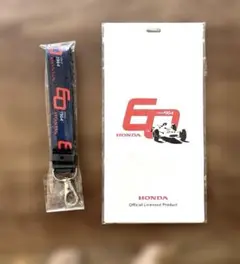 Honda F1 参戦60周年記念ロゴ入り ランヤード パスケース