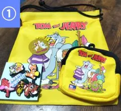 新品　トムとジェリー ポーチ　巾着　シビッツ　キーホルダー　ギフトセット
