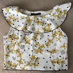 ZARA BASIC 花柄ノースリーブシャツ