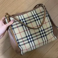 【新品未使用】バーバリー トートバッグ ノバチェック