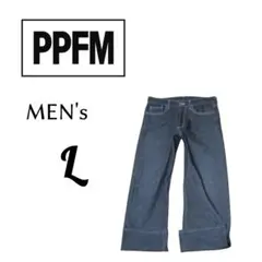 メンズLサイズ PPFM バギーソフトデニムパンツ