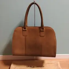 ARMANI ジョルジオアルマーニ ハンドバッグ スエード