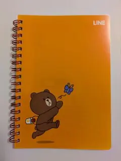 ラインフレンズ　ブラウン　ノート