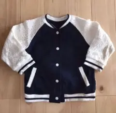 【コムサイズム】スタジャン風ブルゾン　90cm
