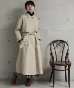 yuni ステンカラー トレンチコート