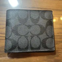 COACH ブラック 二つ折り財布