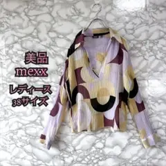744【美品】mexx メックス　 Vネックシャツ レディース 38サイズ