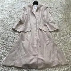CELINE カシミヤ ロングコート フレア キャメル サイズ40