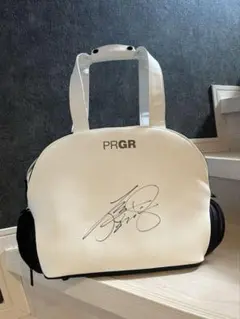 原江里菜サイン入り　PRGR ゴルフバッグ ボストンバッグ　プロギア
