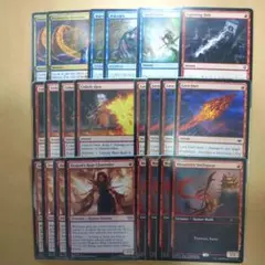 MTG モダン 赤青果敢パーツ