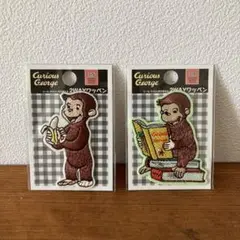 おさるのジョージ　ワッペン　セット　新品　匿名　手芸　ハンドメイド