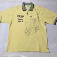 SIMSPON Lサイズ メンズ半袖ポロシャツ