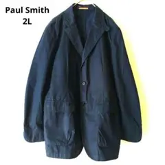 PS Paul Smith 綿100% テーラードジャケット 黒 2L 日本製