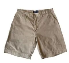 ポロラルフローレン チノショーツ 35 ベージュ POLO パンツ古着 90s