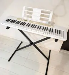 CASIO 電子ピアノ CTK-2550 キーボードスタンド CX-2X 最新な CASIO CTK-2550 スタンド・ペダル・電源付 61鍵 電子