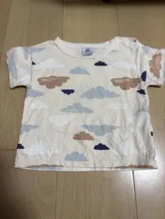 プチバトー　雲柄 Tシャツ