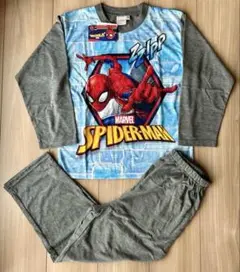 【新品】マーヴェル スパイダーマン パジャマ 長袖 薄手 ルームウェア 130㎝