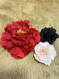 3個セット　コサージュ　ベリーダンス