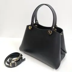 ✨未使用級✨マルコ ビアンチーニ　ハンドバック　ショルダー　2WAY　レザー　黒