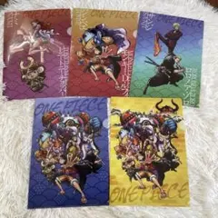ONE PIECE クリアファイルセット A4 5枚セット